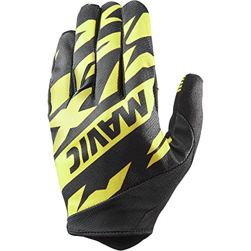 MAVIC Deemax Pro - Guantes de ciclismo (largos, talla S, 8), color amarillo y negro