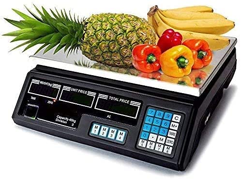 Maxell Power CE BASCULA Digital BALANZA Digital Electronica para Comercio Pesa FRUTERA 40KG MP-BCS50