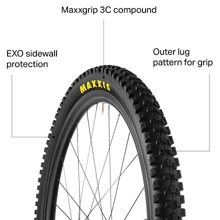 Maxxis Mxt00241100 Calzado, Unisex, Negro, 29 x 2.40 Inches