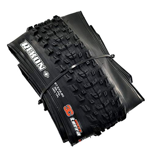 Maxxis REKON Plus M349 MTB Folding Tire TR Exo 3C MaxxTerra 27.5x2.80 Inches Tire, Black, 2 Tire, MX2003