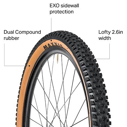 Maxxis Skinwall Exo Dual Neumáticos para Bicicleta, Unisex Adulto, Negro, 29x2.60 66-622