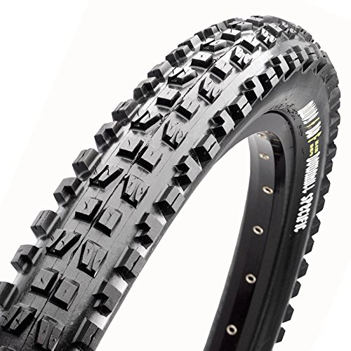 Maxxis Unisex High Roller II 2 Capas/Super Tacky All-Round Gravedad MTB neumáticos, Negro, tamaño 26 x 2,40