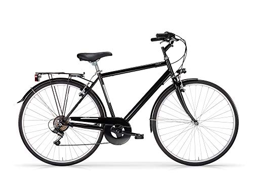 MBM Touring U Tkk 28' Acc 6v Bicicleta, Hombre, Negro Brillante A01, 50