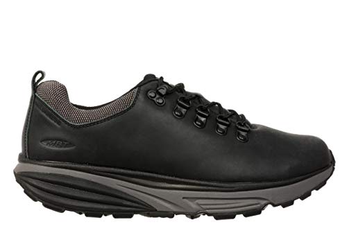 MBT Terra Lace UP M,Hombre,Zapatos de excursión,Zapatillas de Exterior,Zapatillas de Deporte,Negro (Black Nubuck),42, 7.5