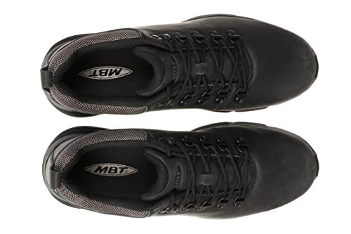 MBT Terra Lace UP M,Hombre,Zapatos de excursión,Zapatillas de Exterior,Zapatillas de Deporte,Negro (Black Nubuck),42, 7.5