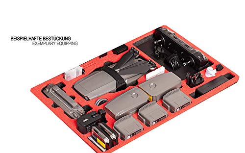 MC-CASES® Backpack para dji Mavic 2 Pro o Zoom/Enterprise - Extremadamente Confortable - Mucho Espacio