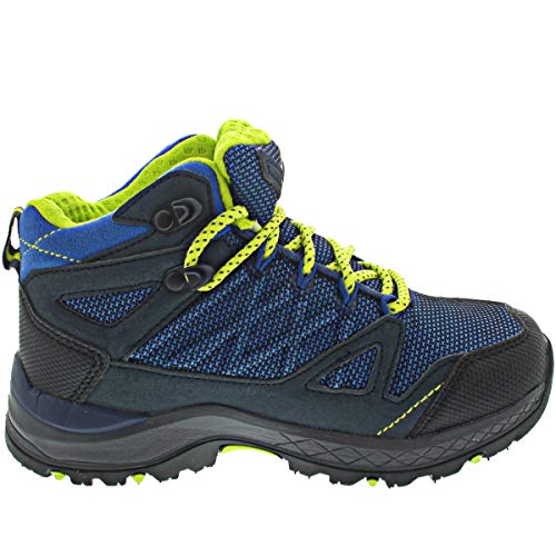 McKINLEY Kona Mid IV AQX, Zapatillas para Caminar, Marino/Azul/Amarillo, 37 EU