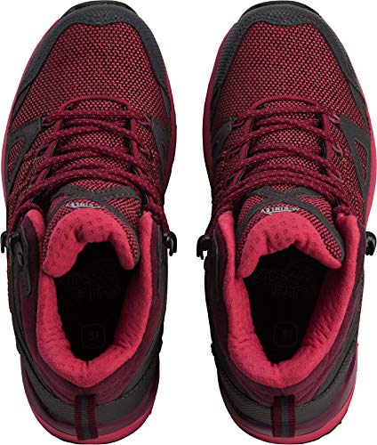 McKINLEY Kona Mid IV AQX, Zapatos de High Rise Senderismo, Rojo (Red/Red Wine/Anthr 900), 38 EU