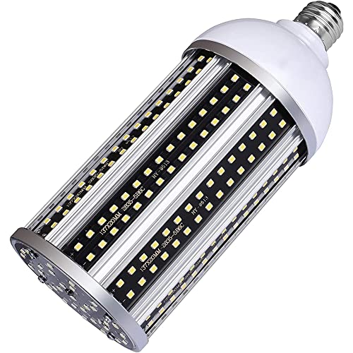 Mdrcg Bombilla maíz LED Equivalente 1000W, 10000 lúmenes 5000K 100W luz Diurna Gran área Blanca E27 Mediana Aire Libre Garaje Interior almacén fábrica Taller Calle Patio Trasero,6000k,100W