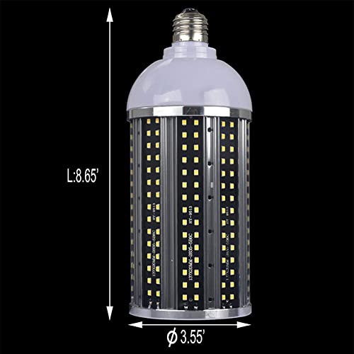 Mdrcg Bombilla maíz LED Equivalente 1000W, 10000 lúmenes 5000K 100W luz Diurna Gran área Blanca E27 Mediana Aire Libre Garaje Interior almacén fábrica Taller Calle Patio Trasero,6000k,100W