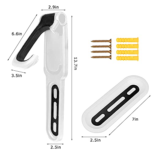 Mecmbj Soportes De Pared para Bicicleta, Soporte De Pared para Exhibición De Bicicletas De Montaña, Accesorios para Bicicletas Plegables Que Ahorran Espacio, Se Utiliza para Suspensión