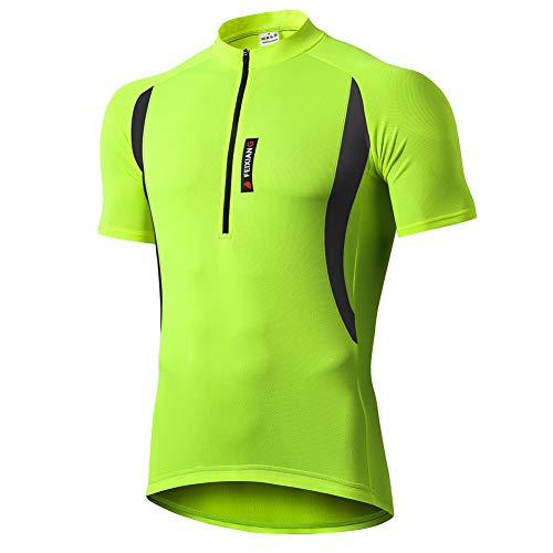 MEETWEE Maillot Ciclismo Hombre, Bicicleta De para Jersey Manga Corta Cómodo Respirable Secado Rápido