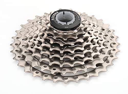 MEGHNA Cassette Piñón de Rueda Libre de Bicicleta de 8/9/10 Velocidades 11-32T 11-36T 11-40T para Bicicletas de Montaña MTB