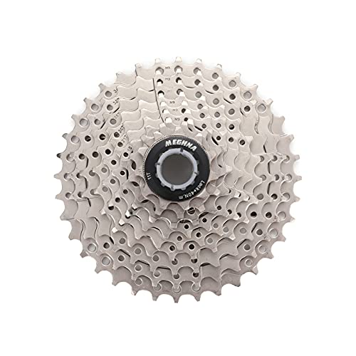 MEGHNA Cassette Piñón de Rueda Libre de Bicicleta de 8/9/10 Velocidades 11-32T 11-36T 11-40T para Bicicletas de Montaña MTB