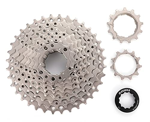 MEGHNA Cassette Piñón de Rueda Libre de Bicicleta de 8/9/10 Velocidades 11-32T 11-36T 11-40T para Bicicletas de Montaña MTB