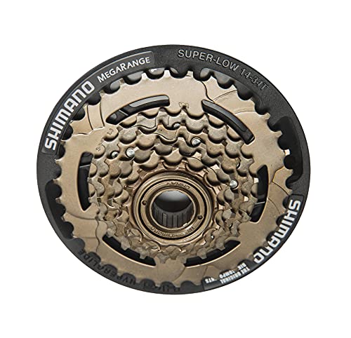 Meghna Cassette Piñones de Bicicleta 6 Velocidad 14-34T Rueda Libre de Engranajes para Bicicletas de Montaña MTB