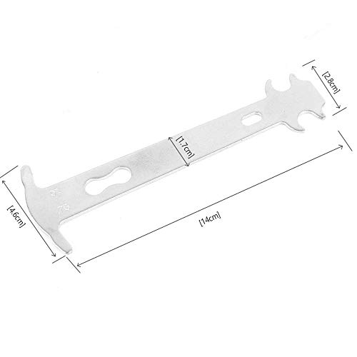 Mein HERZ 2 Pcs Indicador para Desgaste de Cadenas, Reparación Corrector Bici Bicicleta, Nueva Bikehand Indicador de Desgaste de Cadena de Bicicleta Herramienta para Shimano, SRAM, KMC