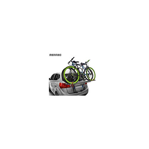 MENABO 000039100000 Steel Bike Portabicicletas de Vuelta, Acero, con 2 Carriles