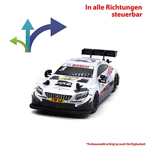 Mercedes-Benz Classe C Dtm AMG Edition – RC ferngesteuertes sous licence véhicule de dans le modèle design original, échelle 1 : 16, Ready to-Drive, voiture avec télécommande et piles, nouveau