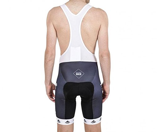 Merida - Conjunto de verano para bicicleta, color negro y blanco, talla S