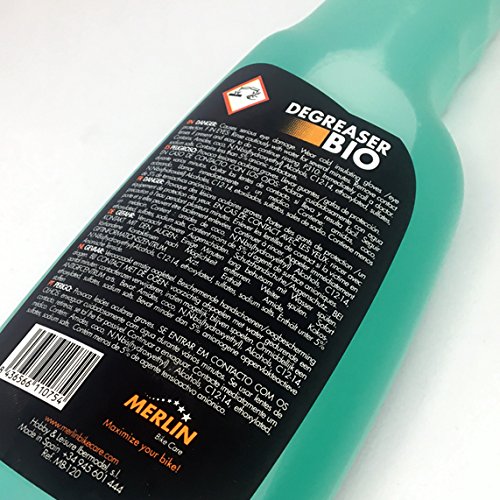 Merlin Bike Care Desengrasante Degreaser Bio, Verde, 500 ml