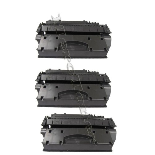 Merotoner – 3 x Tóner para HP CF 280 X CF 280 X CF280 X – 80 x – LaserJet Pro 400 M 401 a, Pro 400 M401d, Pro 400 M401dn, Pro 400 M401dw, Pro 400 M401 N, Pro 400 MFP M425dn y Pro 400 MFP M 425DW compatible