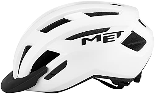 MET Casco All L(58-61), Adultos Unisex, Blanco (Road Blanco)