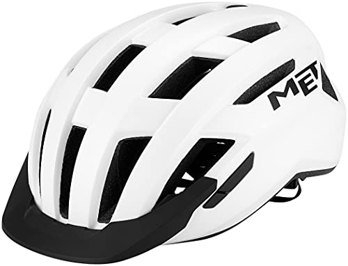 MET Casco All L(58-61), Adultos Unisex, Blanco (Road Blanco)