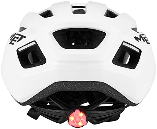 MET Casco All L(58-61), Adultos Unisex, Blanco (Road Blanco)