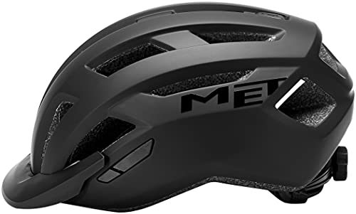 MET Casco All M(56-58), Adultos Unisex, Negro (Road Negro)