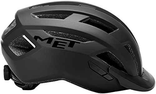 MET Casco All M(56-58), Adultos Unisex, Negro (Road Negro)