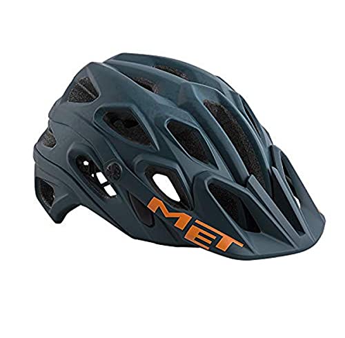 MET Casco Lupo Azul Oil L 59-62, Unisex Adulto