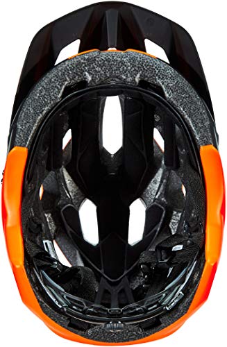 MET Casco Lupo Naranja/Negro M 54-58, Unisex Adulto