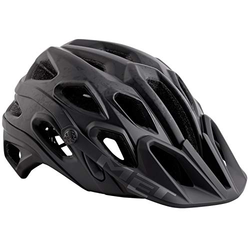 MET Casco Lupo Negro M 54-58, Unisex Adulto