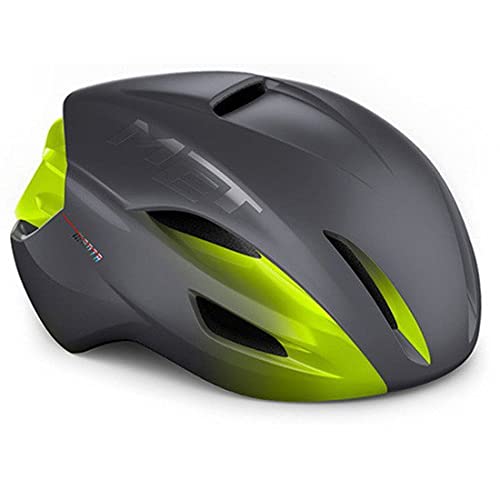 Met Casco Manta MIPS Gris/Amarillo Fluo