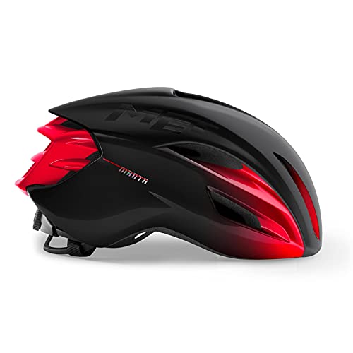 Met Casco Manta MIPS Negro/Rojo