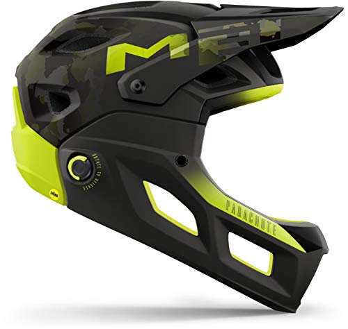 MET Casco PARACH.MCR MIPS Ver.Lima MA.BR. 54-58, Adultos Unisex, Multicolor (Multicolor), M