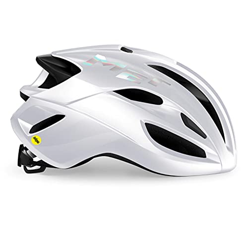 MET Casco Rivale MIPS Blanco Brillo T.l 58-61, Adultos Unisex, No definido, T.A