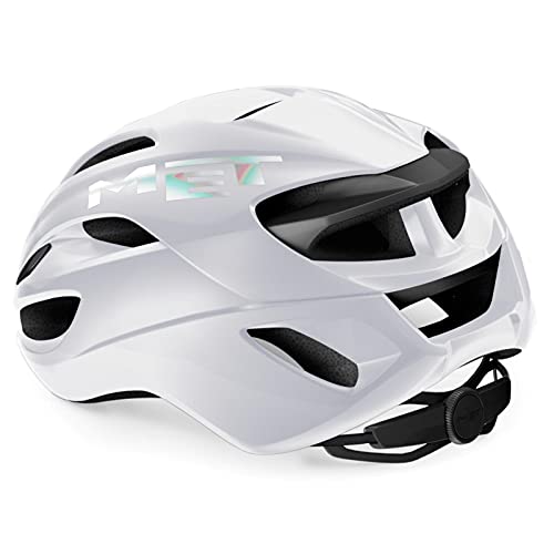 MET Casco Rivale MIPS Blanco Brillo T.l 58-61, Adultos Unisex, No definido, T.A