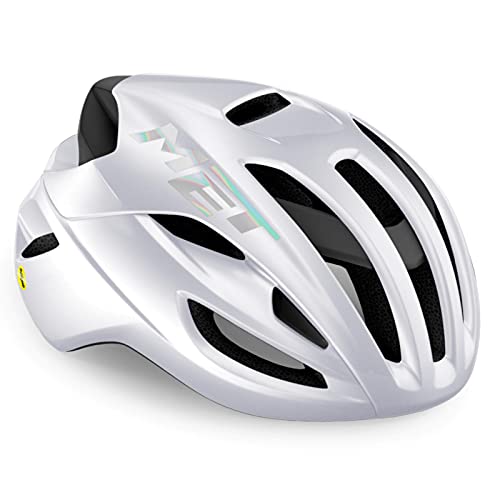 MET Casco Rivale MIPS Blanco Brillo T.l 58-61, Adultos Unisex, No definido, T.A