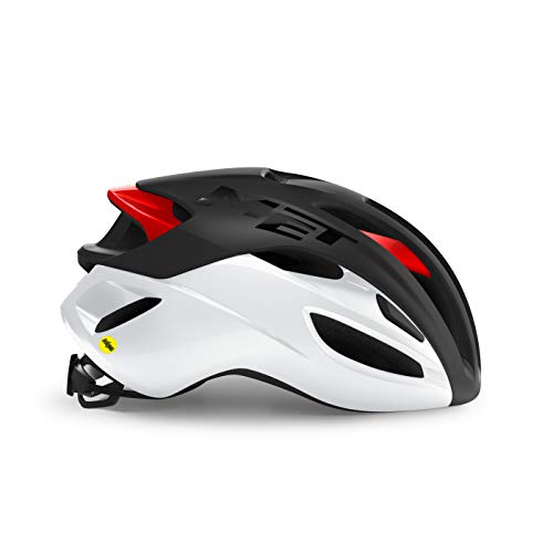 MET Casco RIVALE MIPS NEG/BL/Rojo MA.BRI.T.M 56-58, Adultos Unisex, No definido, T.A