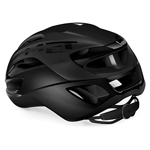 MET Casco RIVALE MIPS Negro Mate Brillo T.L 58-61, Adultos Unisex, No definido, T.A