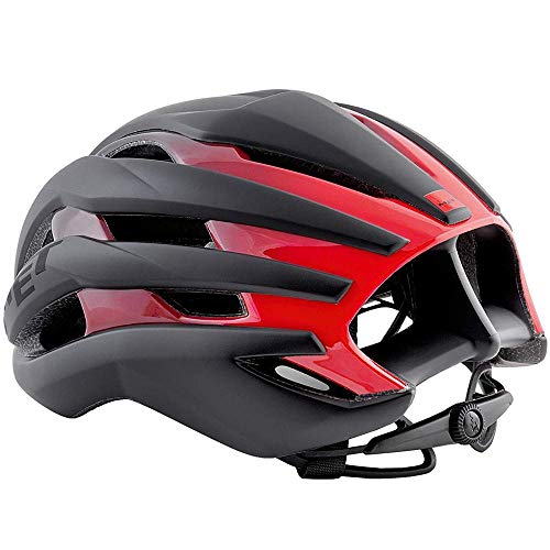 Met Casco Trenta L(58-61) Ciclismo, Adultos Unisex, Multicolor (Negro Rojo)