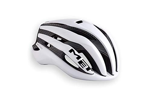 MET Casco Trenta L(58-62), Adultos Unisex, Multicolor (MIPS Blan/Ne)