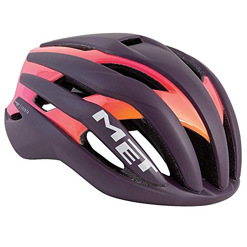 Met Casco Trenta S(52-56) Ciclismo, Adultos Unisex, Multicolor (Morado Rosa)