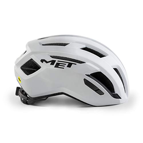 MET Casco Vinci L(58-61), Adultos Unisex, Blanco (MIPS Blanco)