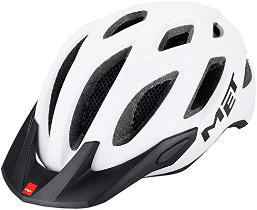 Met Crossover XL(60-64) Casco Montañismo, Alpinismo y Trekking, Adultos Unisex, Blanco (Blanco)