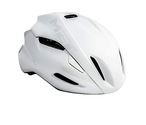 MET M3HM105S0BI1 Casco, Unisex Adulto, White, S