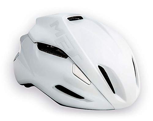MET M3HM105S0BI1 Casco, Unisex Adulto, White, S