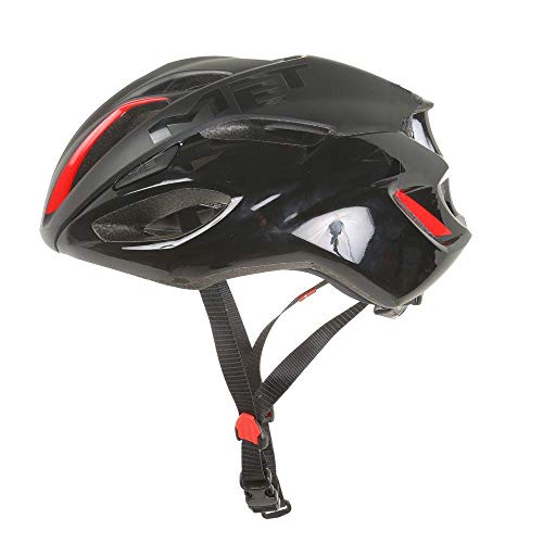 MET Rivale - Casco - Negro Contorno de la Cabeza 54-58 cm 2017